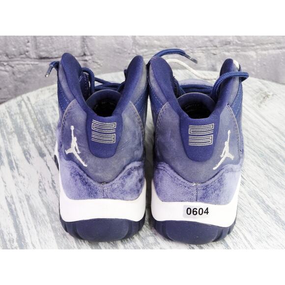 Air Jordan 11 Retro PS Midnight Navy Velvet D03857-441 Sz 1.5Y Used - Picture 14 of 14